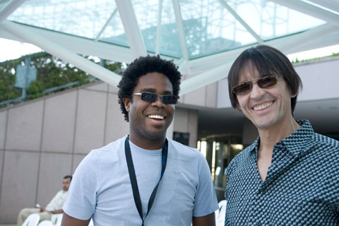 Mel&oacute;n Lewis with Kevin Moore